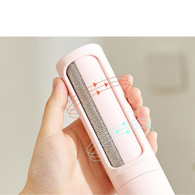 2-in-1 Reusable Pet Hair Remover Brush – Self-Cleaning Lint Roller for Dog & Cat Fur, Dust, and Hair Removal