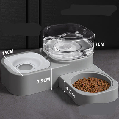 🐾 Portable & Cordless Automatic Water Dispenser | 2-in-1 Food & Water Bowl | With Optional Filters