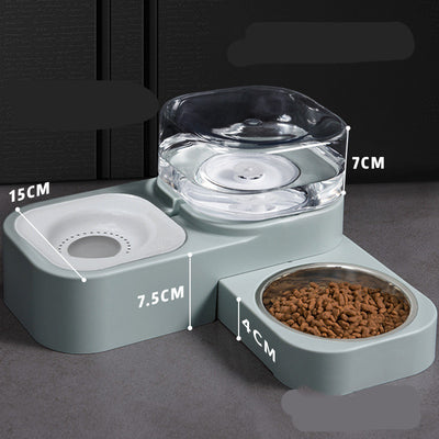 🐾 Portable & Cordless Automatic Water Dispenser | 2-in-1 Food & Water Bowl | With Optional Filters