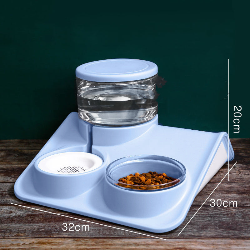 🐾 Portable & Cordless Automatic Water Dispenser | 2-in-1 Food & Water Bowl | With Optional Filters