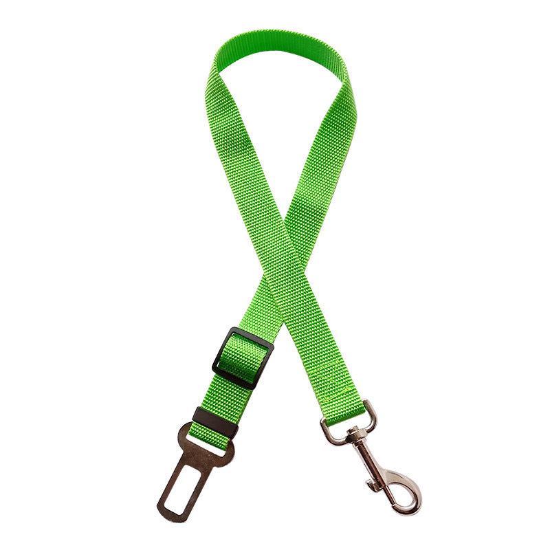 Adjustable Pet Car Seat Belt – Safety Harness Clip for Dogs & Cats | Nylon Vehicle Restraint