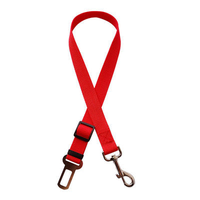 Adjustable Pet Car Seat Belt – Safety Harness Clip for Dogs & Cats | Nylon Vehicle Restraint
