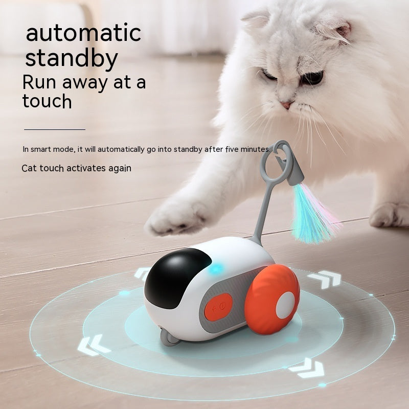 🐾 Remote Control Cat Car Toy – USB Rechargeable, Smart Self-Moving & Interactive Pet Chase Car for Cats