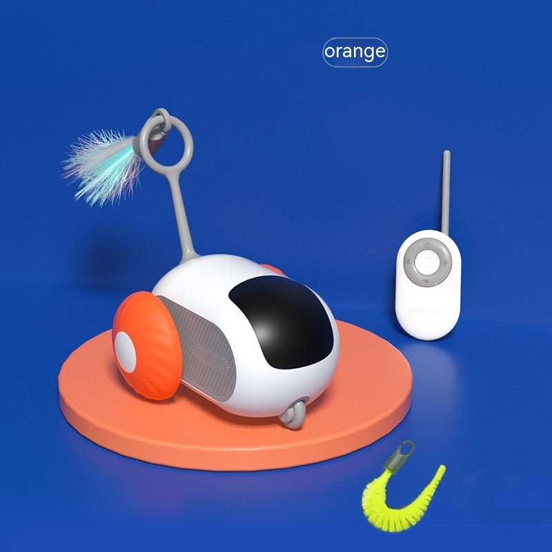 🐾 Remote Control Cat Car Toy – USB Rechargeable, Smart Self-Moving & Interactive Pet Chase Car for Cats