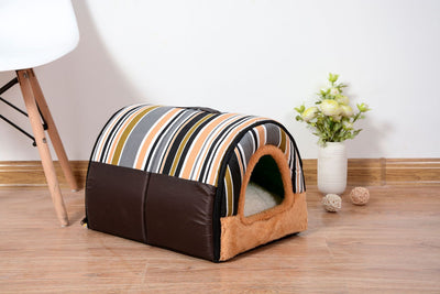 Cozy &amp; Stylish Pet Nest Bed | Compact Comfort for Small Pets
