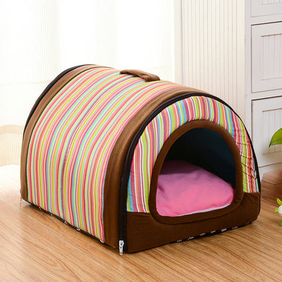 Cozy &amp; Stylish Pet Nest Bed | Compact Comfort for Small Pets