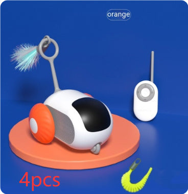 🐾 Remote Control Cat Car Toy – USB Rechargeable, Smart Self-Moving & Interactive Pet Chase Car for Cats