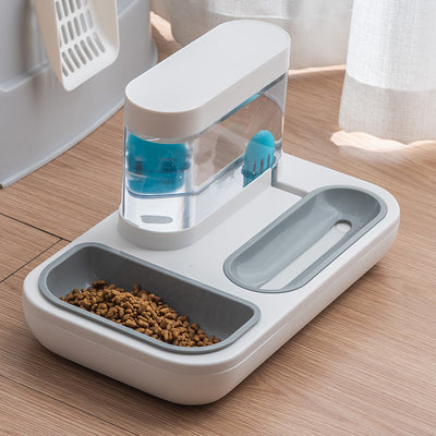 🐾 2-in-1 Automatic Pet Feeder & Water Dispenser | Large Capacity for Cats & Small Dogs