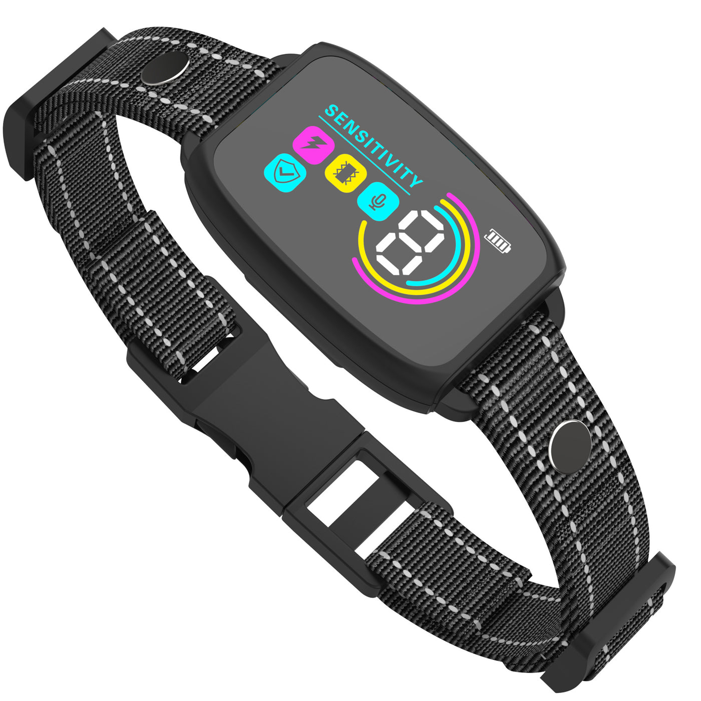 Smart Automatic Anti-Bark Dog Collar | Rechargeable Bark Stopper with HD Display | IP67 Waterproof Training Collar for Dogs