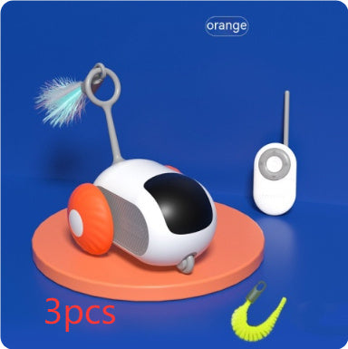 🐾 Remote Control Cat Car Toy – USB Rechargeable, Smart Self-Moving & Interactive Pet Chase Car for Cats