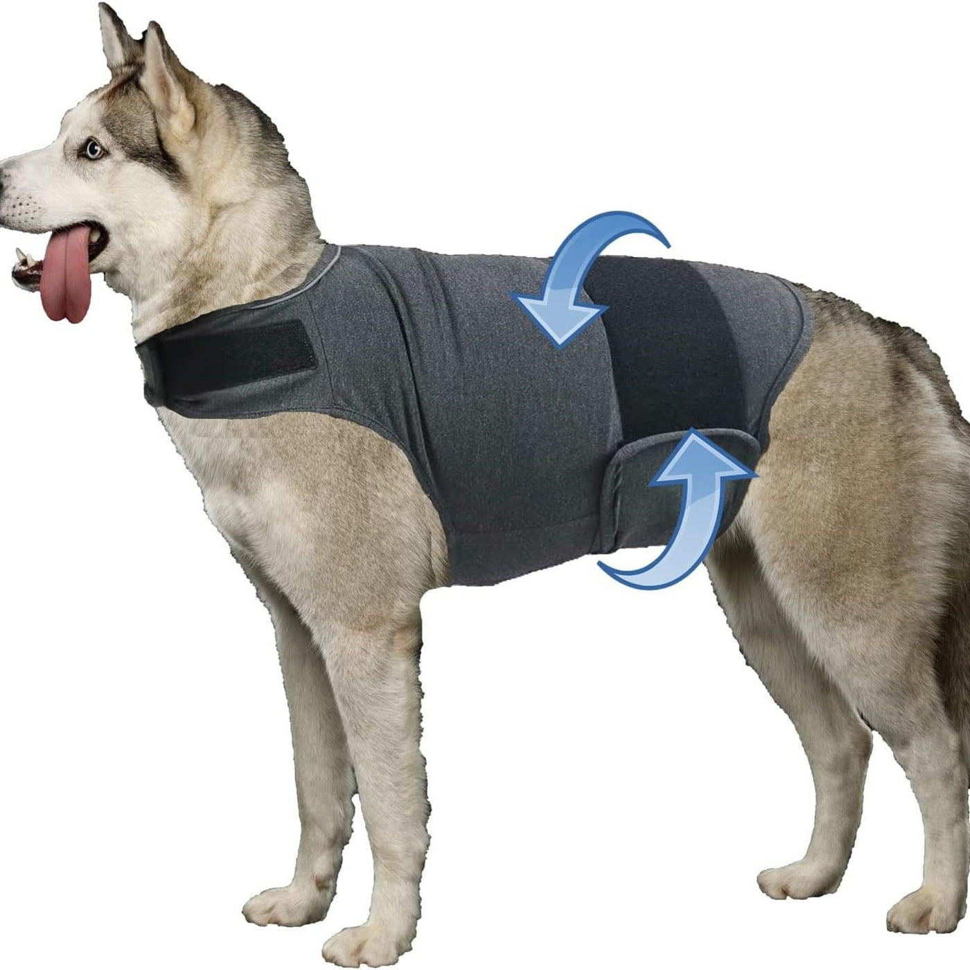 🐶 Classic Dog Anxiety Jacket – Breathable Thunder Vest for Stress & Noise Relief | Calming Shirt for Dogs of All Sizes