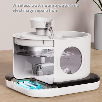Wireless 28L Intelligent Induction Filter Cat Water Fountain
