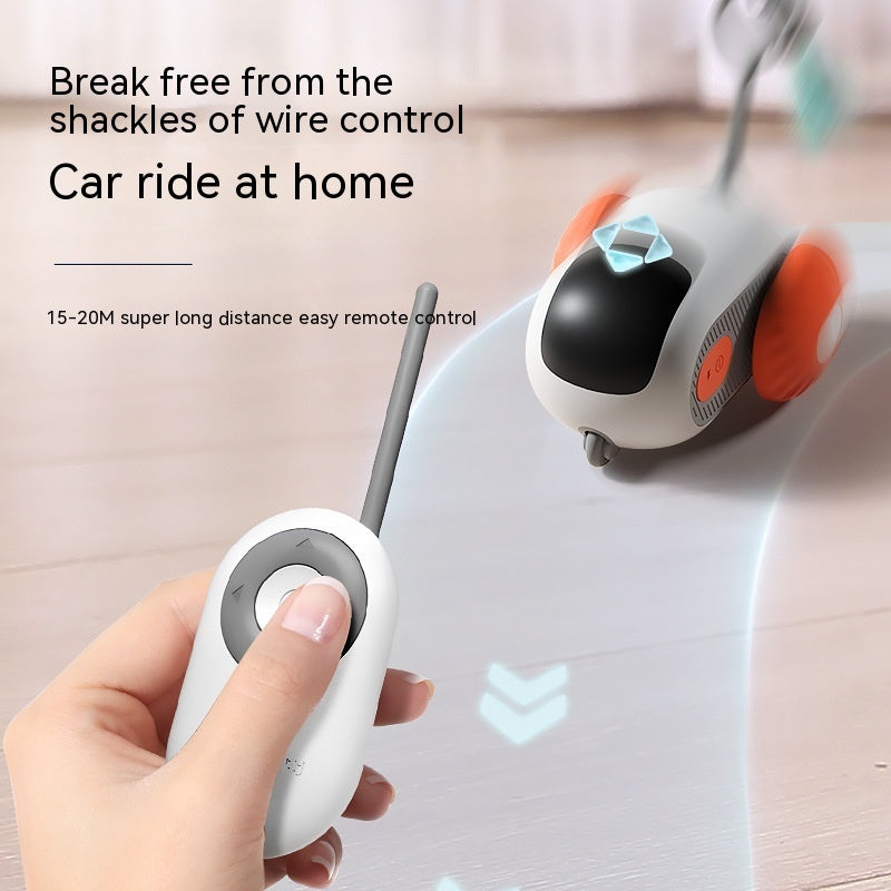 🐾 Remote Control Cat Car Toy – USB Rechargeable, Smart Self-Moving & Interactive Pet Chase Car for Cats