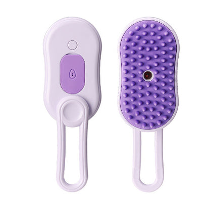 🧼 Cat Steam Brush – 3-in-1 Electric Steamy Pet Grooming Comb | Hair Removal & Massage for Dogs & Cats 🐾