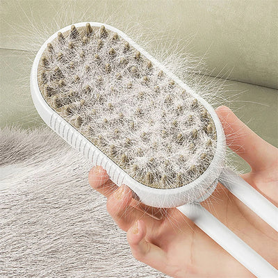 🧼 Cat Steam Brush – 3-in-1 Electric Steamy Pet Grooming Comb | Hair Removal & Massage for Dogs & Cats 🐾